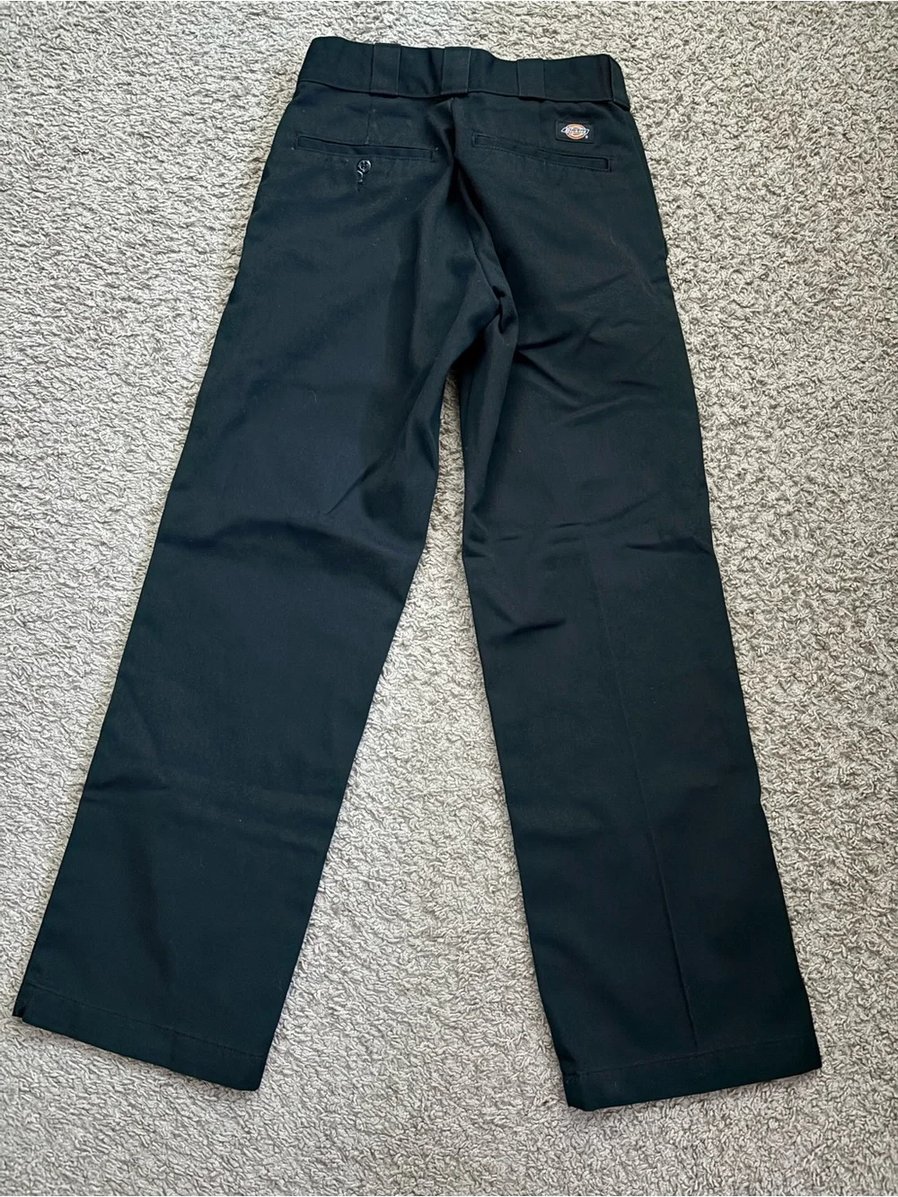 Dickies Men's Straight-Leg Black Work Chinos